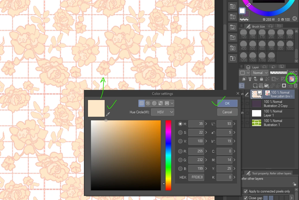 Romance Flowers Pattern - Showcase Gallery 1