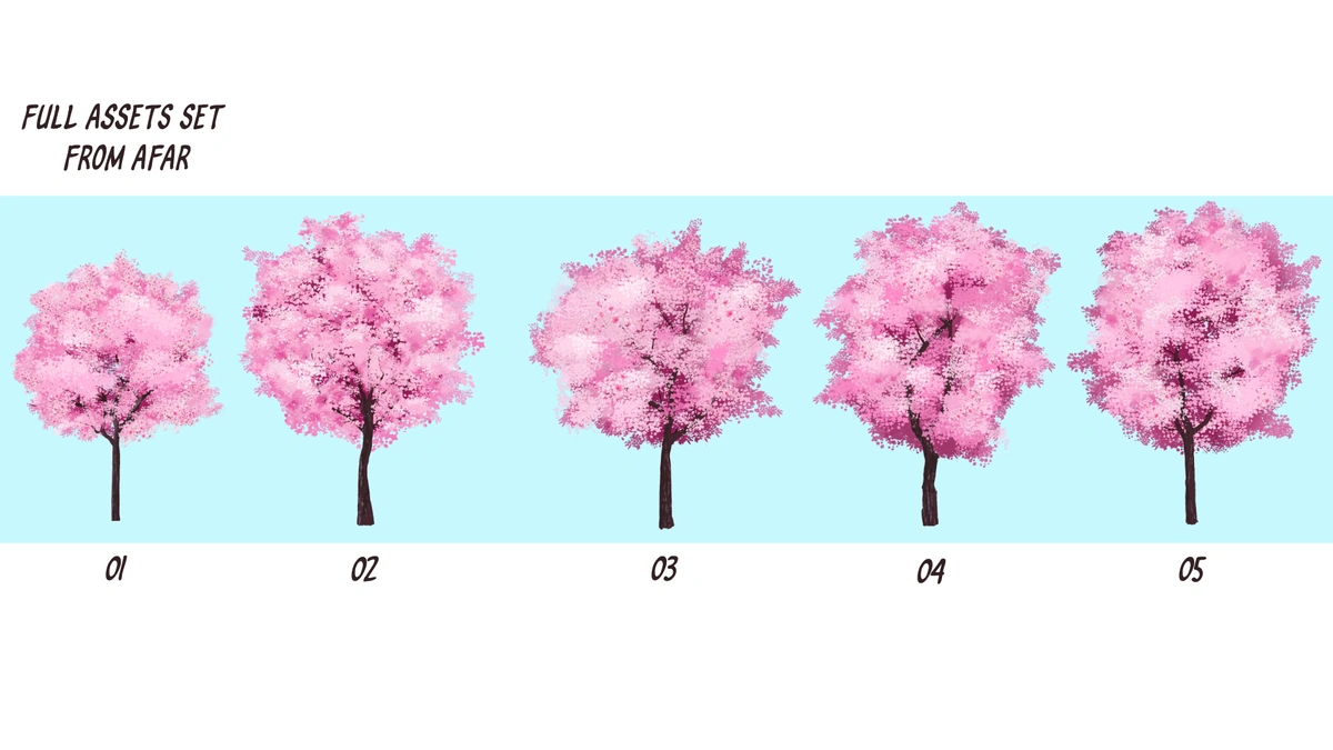Fantasy Sakura Trees Brush - Showcase Gallery 1