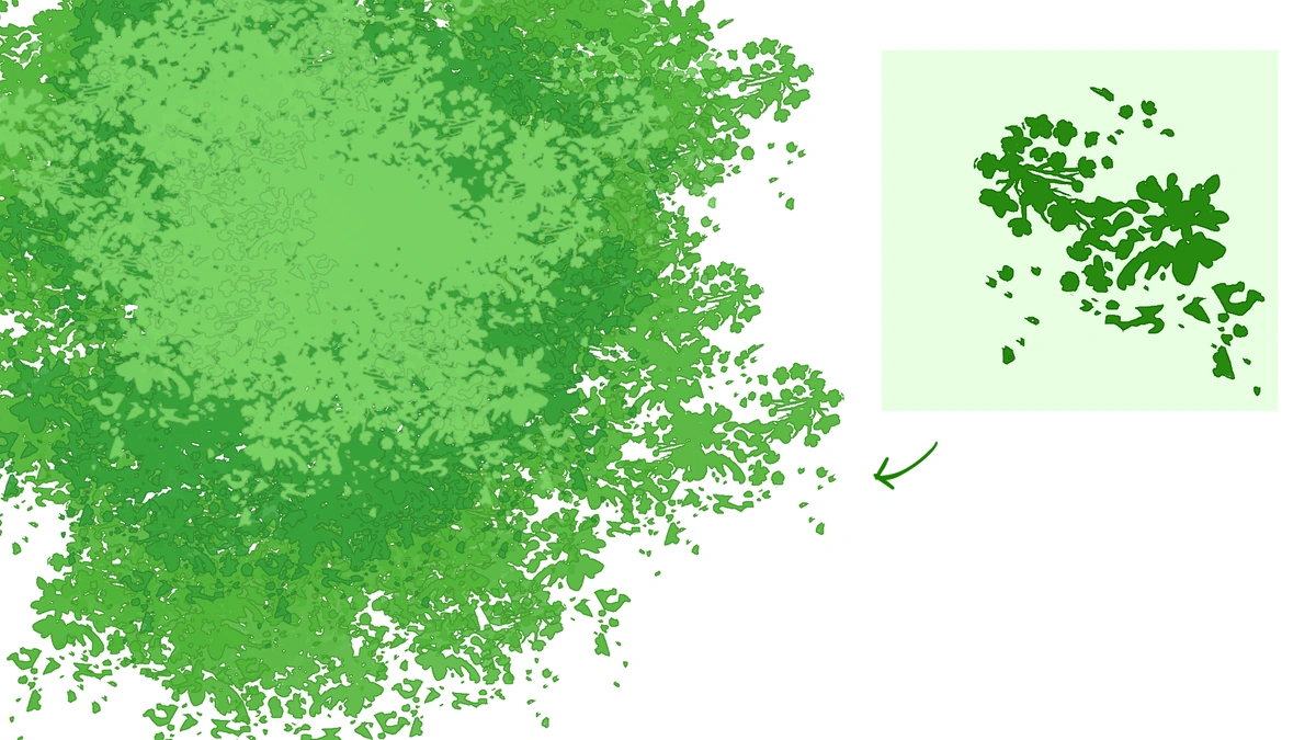 Tree Leaves Brush - Product Specifications and Info
