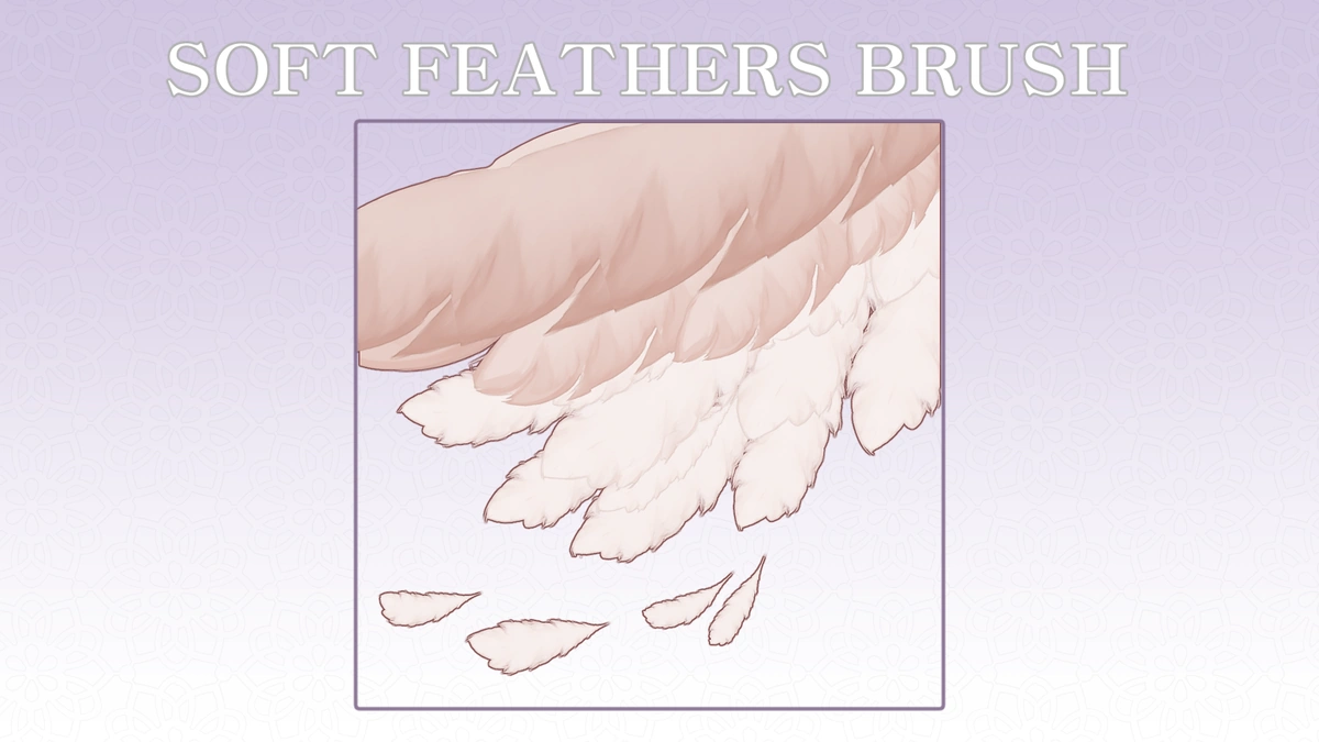 Wings and Feathers Brush - Main Product Visual