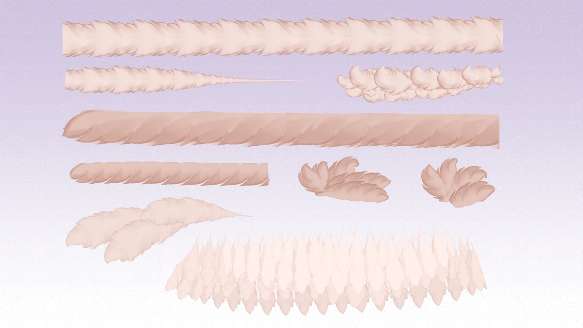 Wings and Feathers Brush - Product Specifications and Info