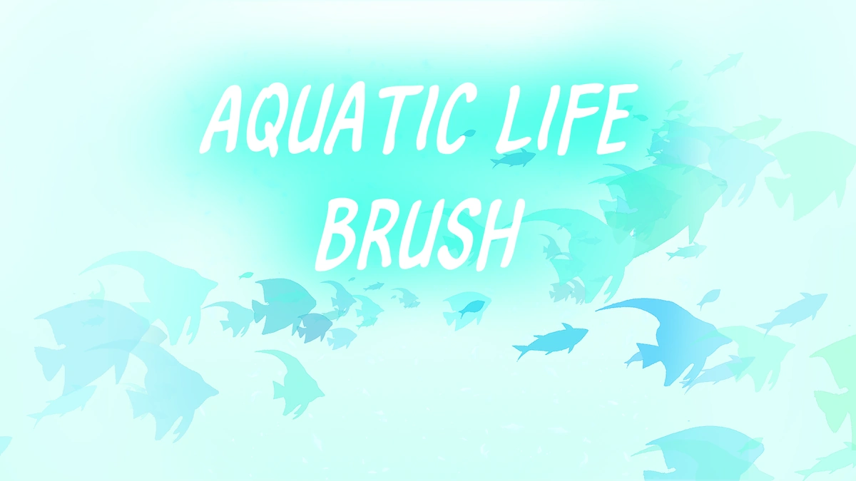 School of Fish Brush 01 - Preview