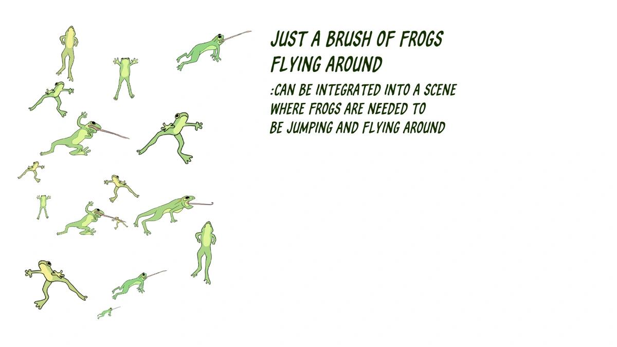 Little Frogs Background Brush - Showcase Gallery 1